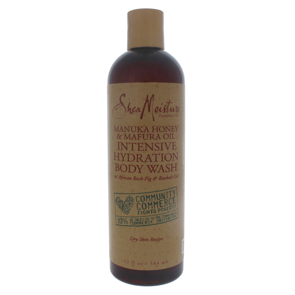 Manuka Honey & Mafura Oil Intensive Hydration Body Wash - Dry Skin by Shea Moisture for Unisex - 13 oz Body Wash