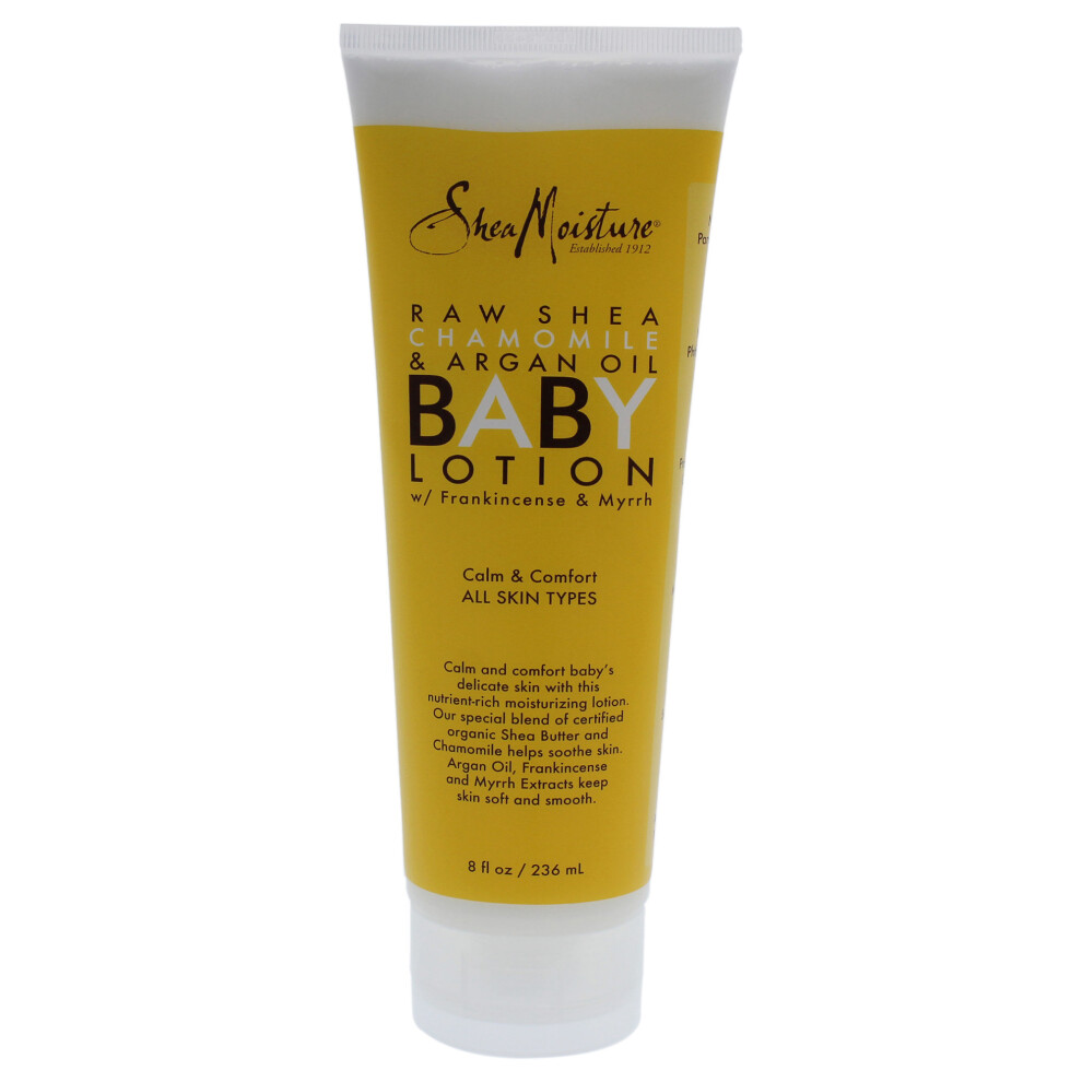 Raw Shea Chamomile & Argan Oil Baby Lotion by Shea Moisture for Kids - 8 oz Lotion