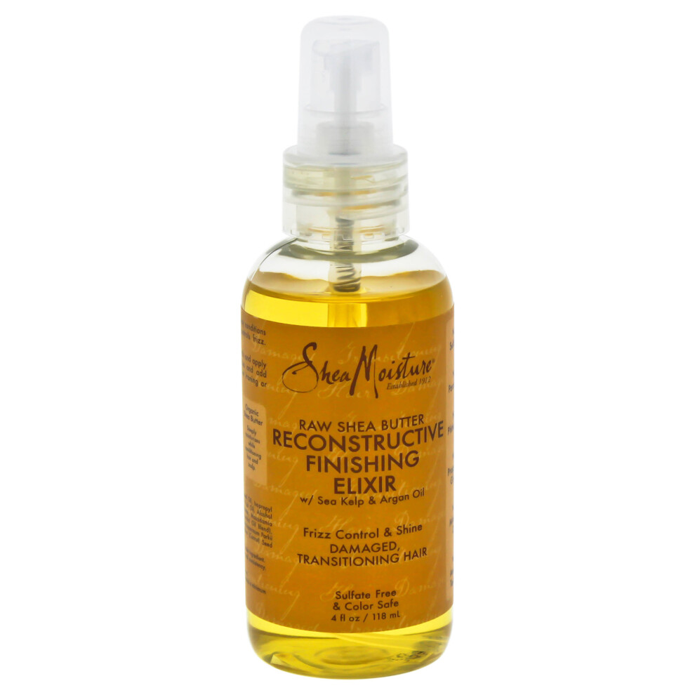 Raw Shea Butter Reconstructive Finishing Elixir by Shea Moisture for Unisex - 4 oz Spray