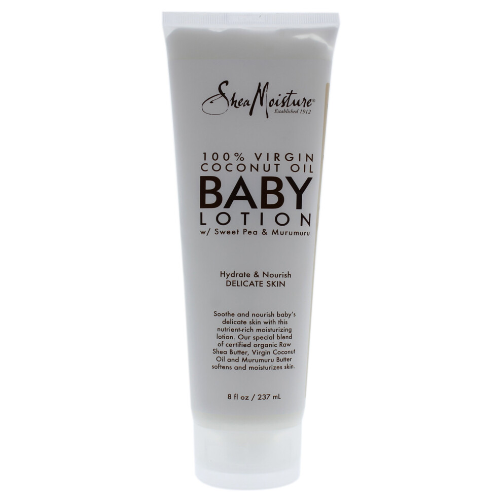 Shea Moisture 100 Percent Virgin Coconut Oil Baby Lotion By For Kids - 8 Oz Body Lotion