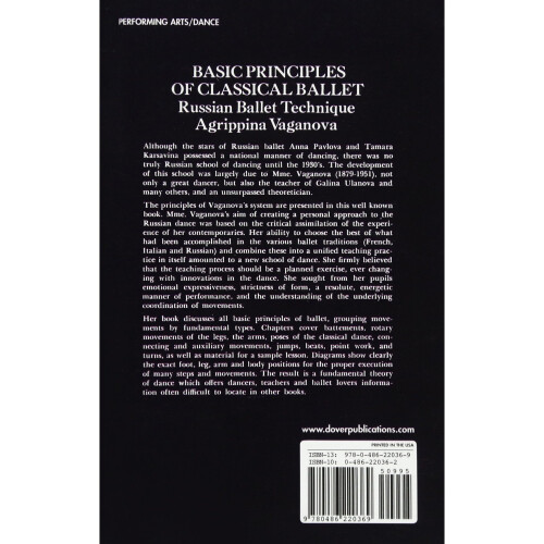 Basic Principles of Classical Ballet: Russian Ballet Technique 1