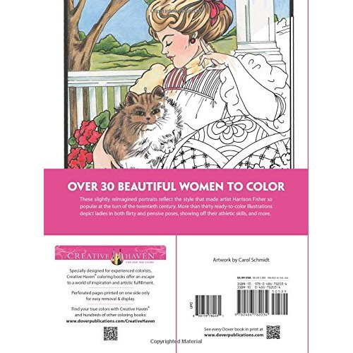Creative Haven American Beauties Coloring Book (Creative Haven Coloring Books) 1
