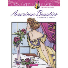Creative Haven American Beauties Coloring Book (Creative Haven Coloring Books)