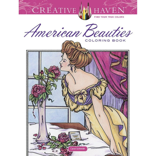 Creative Haven American Beauties Coloring Book (Creative Haven Coloring Books)