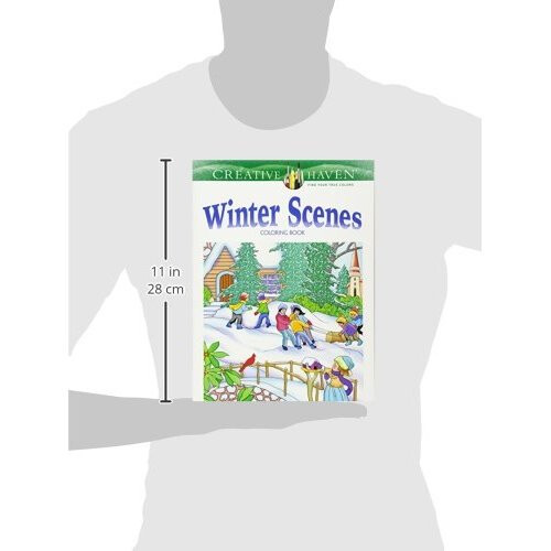 Creative Haven Winter Scenes Coloring Book (Creative Haven Coloring Books) 2