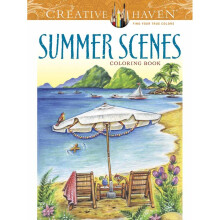 Creative Haven Summer Scenes Coloring Book (Adult Coloring)
