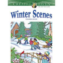 Creative Haven Winter Scenes Coloring Book (Creative Haven Coloring Books)