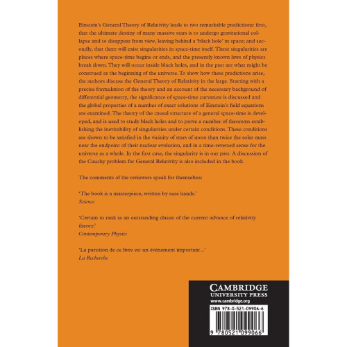 The Large Scale Structure of Space-Time (Cambridge Monographs on Mathematical Physics) 1