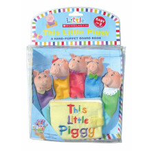 Hand-Puppet Board Book: This Little Piggy (Little Scholastic) - Soft Velour Puppet with Attached Piggy Rhyme Book - C-9780545030380