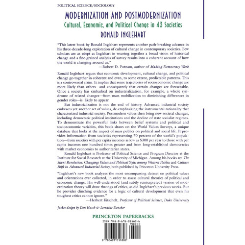 Modernization and Postmodernization: Cultural, Economic and Political Change in 43 Societies 2