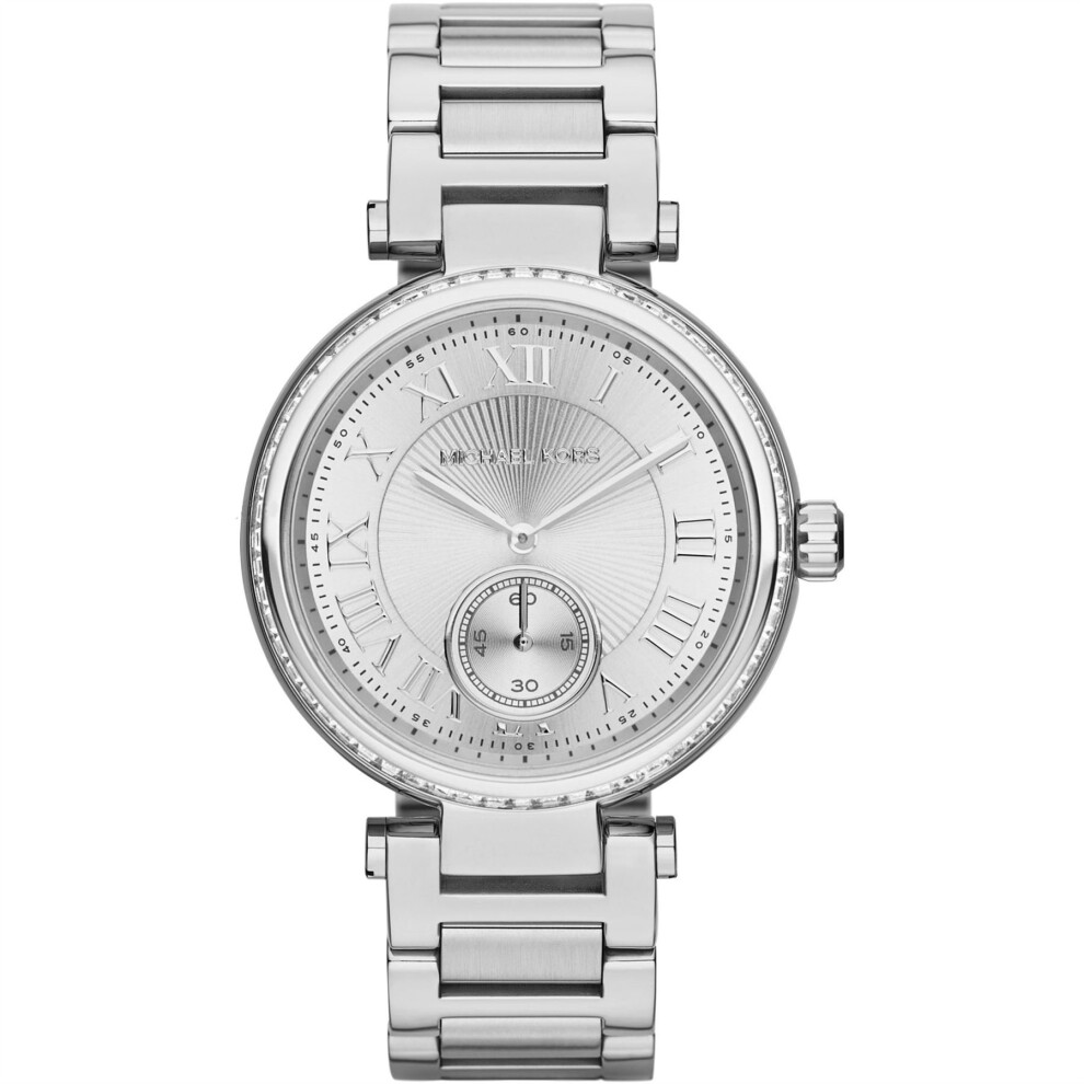 Michael Kors Ladies Designer Watch Silver Stainless Steel Skylar - MK5866