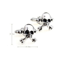 Skull Cross Bones Pirate Party Cufflinks Novelty Wedding Fun Birthday Gift