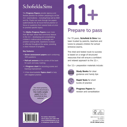 11+ Maths Progress Papers Book 3: KS2, Ages 9-12 1