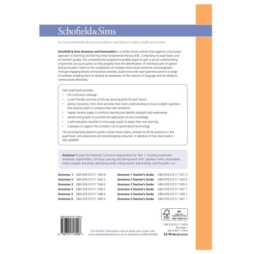 Grammar and Punctuation Book 1: Year 1, Ages 5-6 1