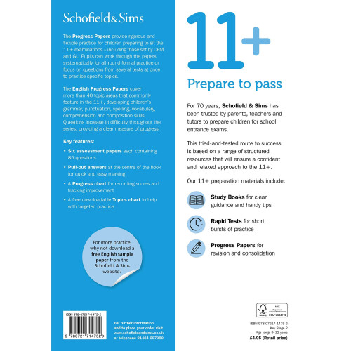 11+ English Progress Papers Book 3: KS2, Ages 9-12 1