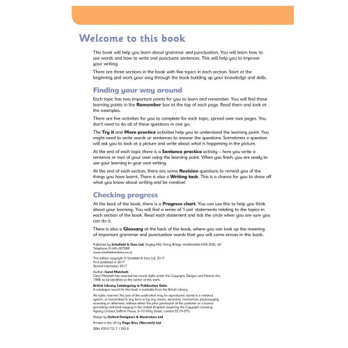 Grammar and Punctuation Book 1: Year 1, Ages 5-6 2