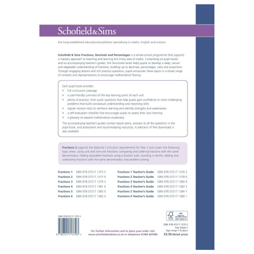 Fractions, Decimals and Percentages Book 3: Year 3, Ages 7-8 1