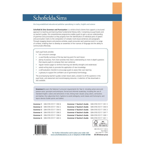 Grammar and Punctuation Book 6: Year 6, Ages 10-11 1