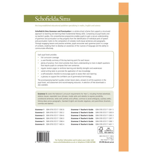 Grammar and Punctuation Book 5: Year 5, Ages 9-10 1
