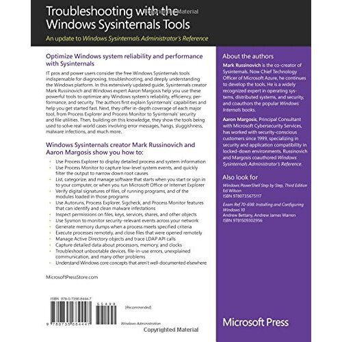 Troubleshooting with the Windows Sysinternals Tools 2