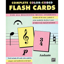 89 Color-Coded Flash Cards: Flash Cards