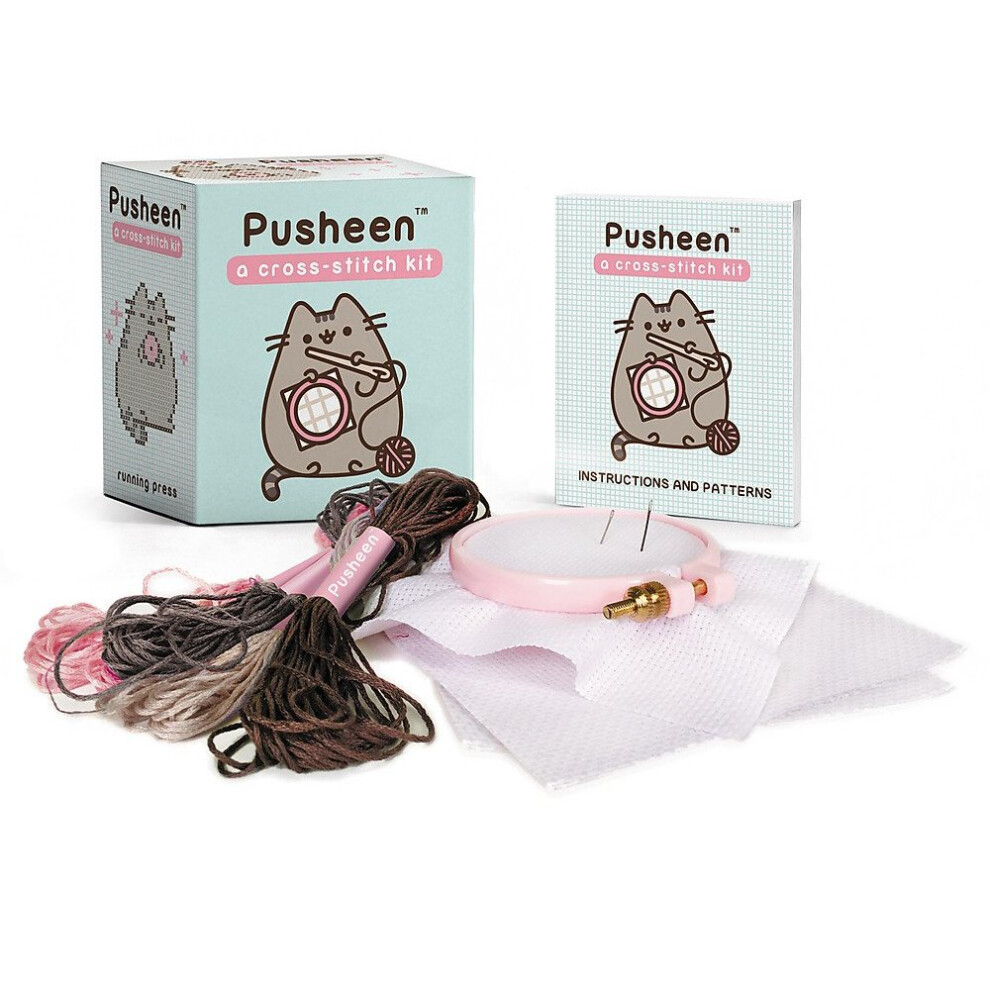 Pusheen: A Cross-Stitch Kit (Miniature Editions)