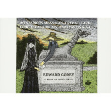 Edward Gorey Mysterious Messages Cryptic Cards Coded Conundrums Anonymous Notes Book of Postcards Aa649