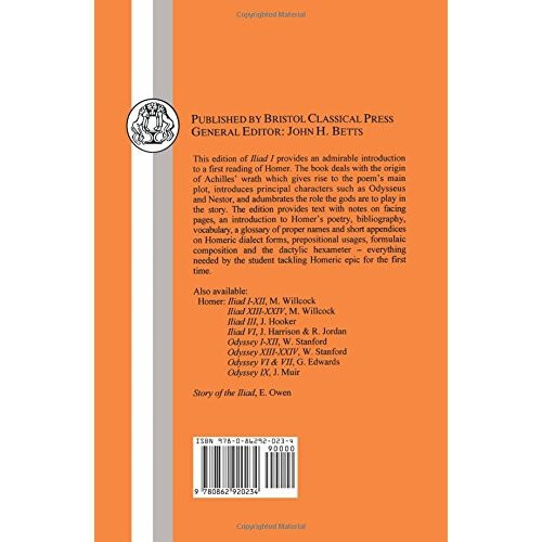 Homer: Iliad I: Bk.1 (BCP Greek Texts) 2