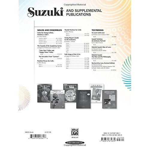 Suzuki Cello School Cello Part Volume 3: 003 1