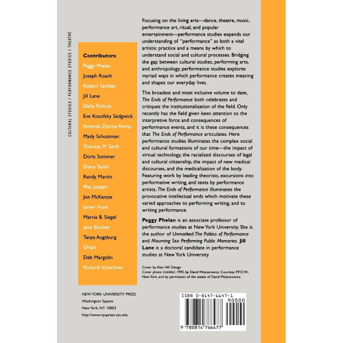 The Ends of Performance (Cultural Front (Paperback)) 1