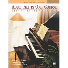 Alfred's Basic Adult Piano Course: All-in-One Lesson, Theory & Technique Level 1 (C-187951)