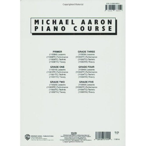 Michael Aaron Piano Course: Lessons Grade one 1 1