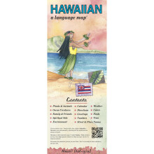 Hawaiian a Language Map (Language Maps)