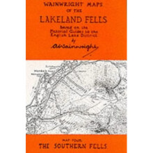 Wainwright Maps of the Lakeland Fells: Southern Fells Map 4