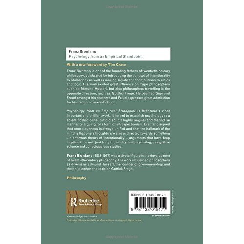 Psychology from An Empirical Standpoint (Routledge Classics) 1
