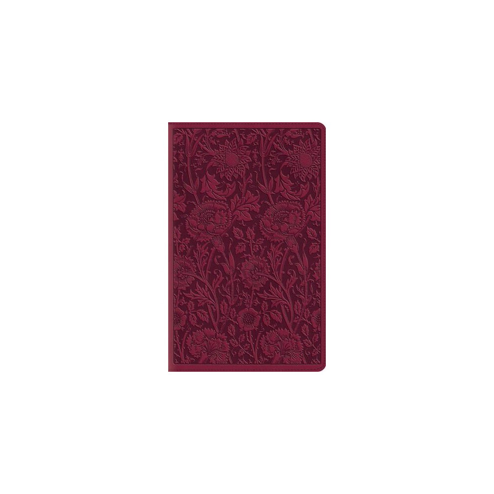 ESV Large Print Compact Bible (TruTone, Berry, Floral Design)