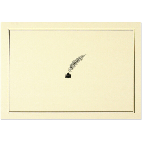Quill Pen and Ink Note Cards (Stationery, Boxed Cards)