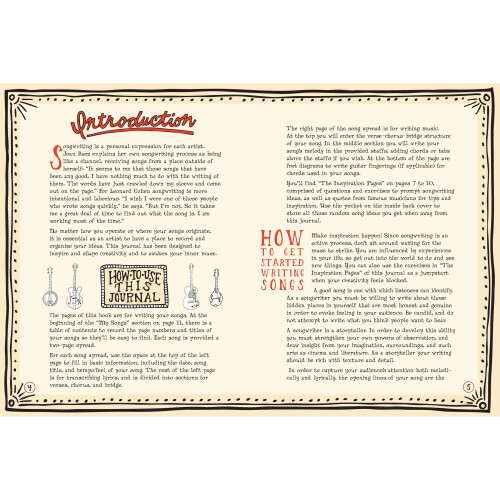 Songwriter's Journal (Notebook) 2