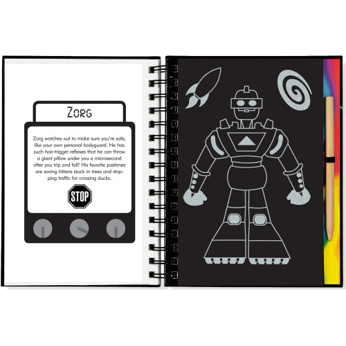 Scratch and Sketch Robots - Trace Along (Scratch & Sketch) 1