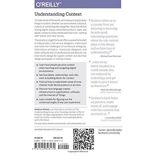 Understanding Context: Environment, Language, and Information Architecture 1