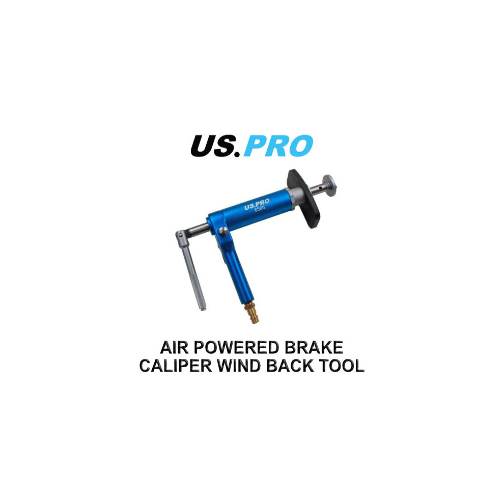 US PRO Air Powered Brake Piston Caliper Wind Back Tool 8595