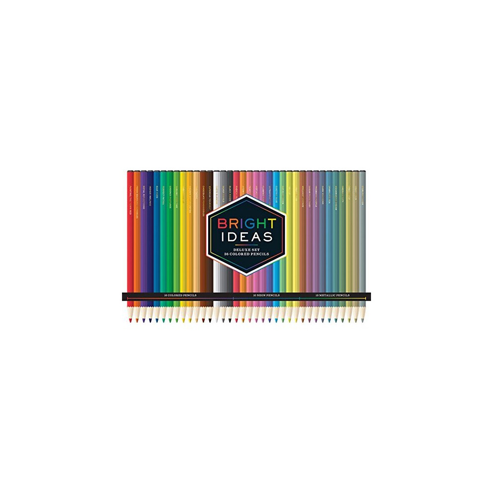 Chronicle-Books Bright Ideas Deluxe Colored Pencil Set