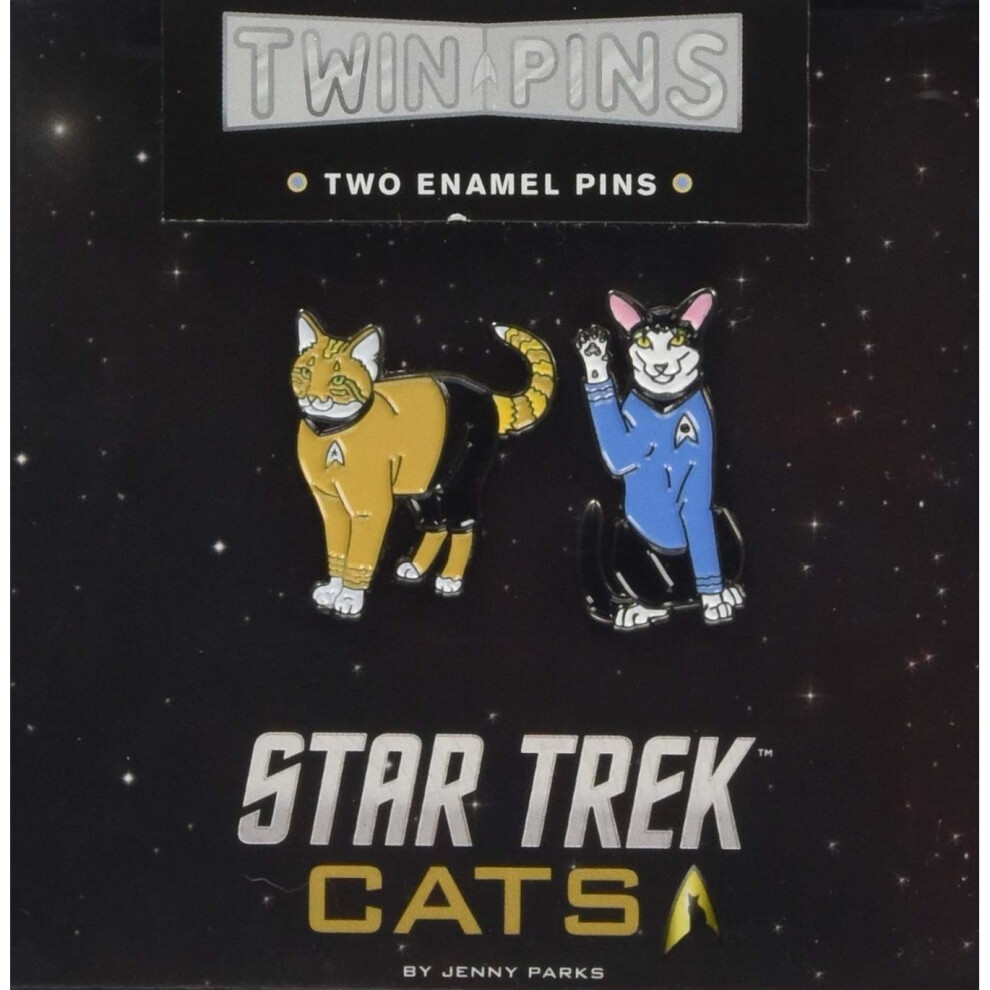 Star Trek Cats Twin Pins