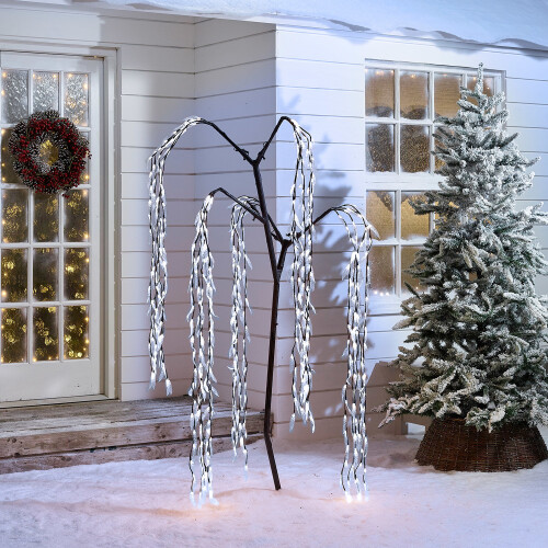 Christmas Willow Tree Indoor & Outdoor LED Tree on OnBuy