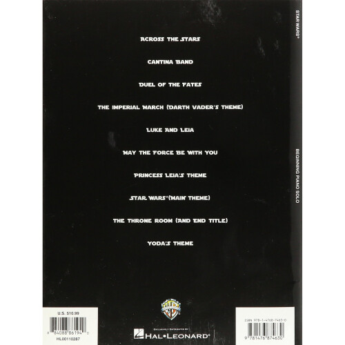 Star Wars for Beginning Piano Solo 1