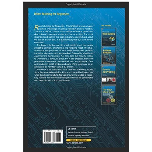 Robot Building for Beginners, Third Edition (Technology in Action) 1