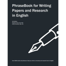 PhraseBook for Writing Papers and Research in English