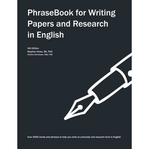 PhraseBook for Writing Papers and Research in English