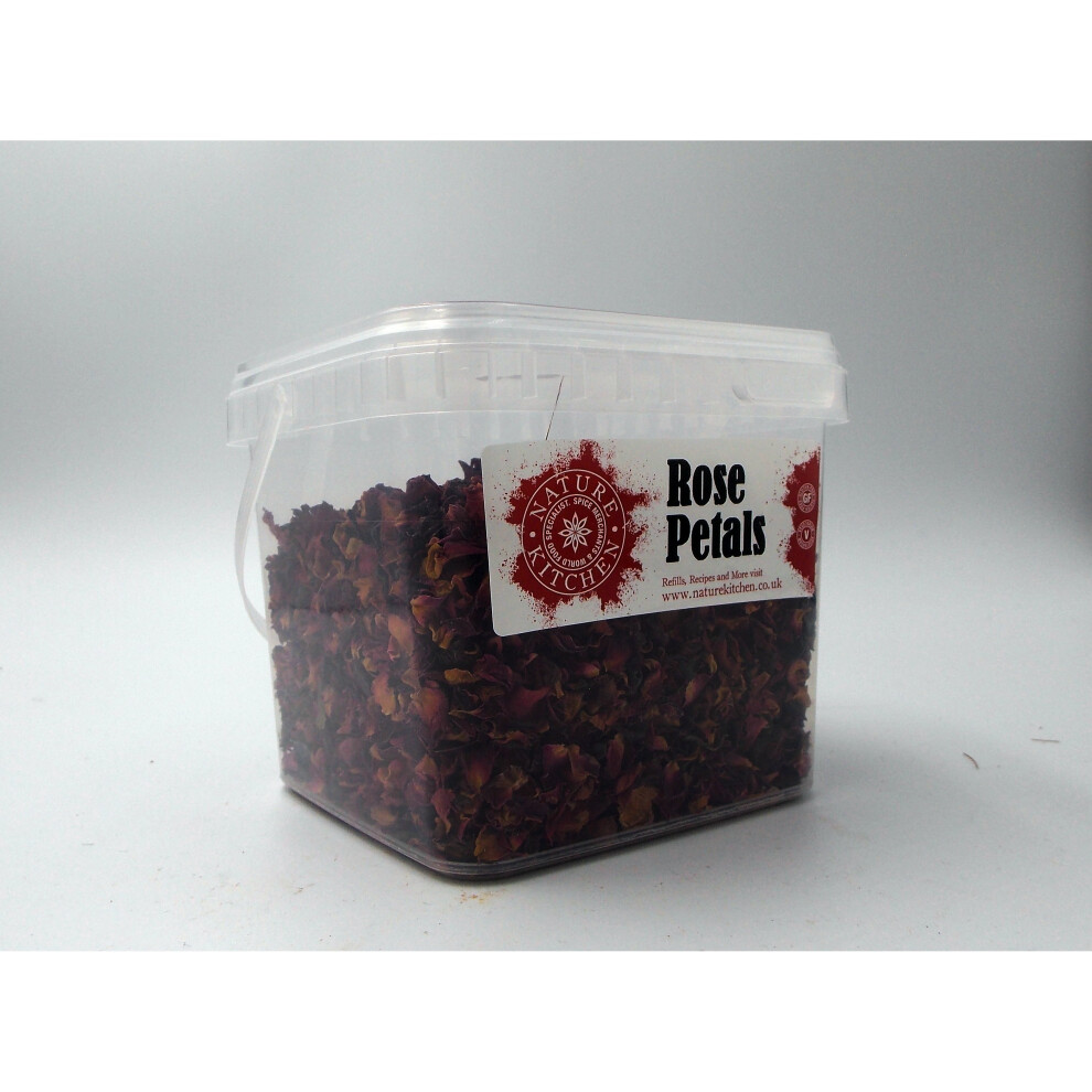 ROSE PETALS DRIED - LARGE SPICE TUB