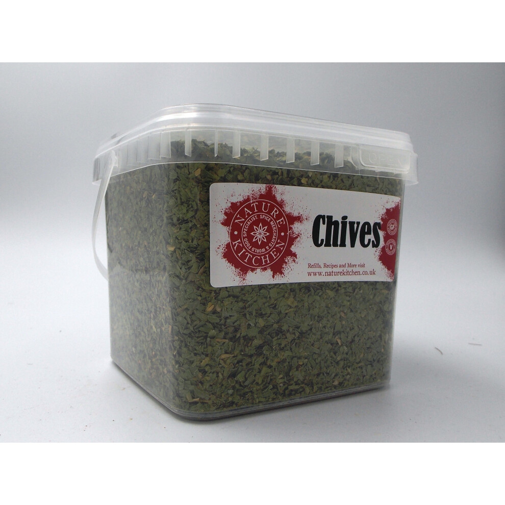 CHIVES HERBS DRIED - LARGE SPICE TUB